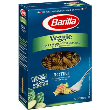 what happened to barilla veggie pasta